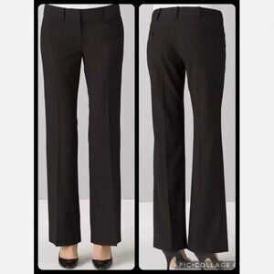 NWT Michael Kors Gramercy Fit Brown Cotton Blend Flare Leg Pants Size 2